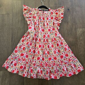 Caroline Constas Flutter Mini Dress Strawberry Print Sz M New